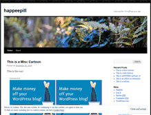 Tablet Screenshot of happeepill.wordpress.com