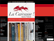 Tablet Screenshot of lacarcasse.wordpress.com