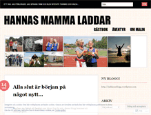 Tablet Screenshot of hannasmammaladdar.wordpress.com