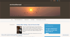 Desktop Screenshot of mrvhontheroad.wordpress.com