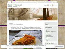 Tablet Screenshot of fondofengland.wordpress.com