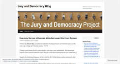 Desktop Screenshot of jurydemocracy.wordpress.com