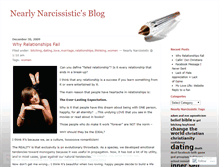 Tablet Screenshot of nearlynarcissistic.wordpress.com