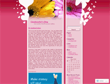 Tablet Screenshot of claudiasofia1.wordpress.com