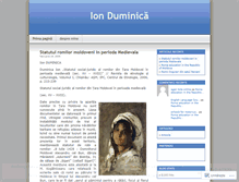 Tablet Screenshot of ionduminica.wordpress.com