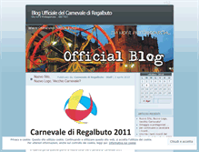 Tablet Screenshot of carnevalediregalbuto.wordpress.com