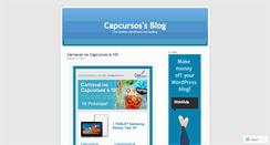 Desktop Screenshot of capcursos.wordpress.com