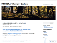 Tablet Screenshot of dispronatcf.wordpress.com