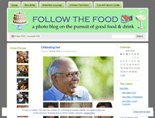 Tablet Screenshot of followthefood.wordpress.com