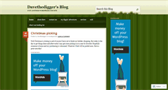 Desktop Screenshot of davethedigger.wordpress.com
