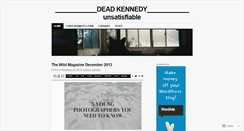 Desktop Screenshot of deadkennedy.wordpress.com