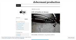 Desktop Screenshot of dobermaniprod.wordpress.com