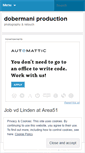Mobile Screenshot of dobermaniprod.wordpress.com