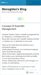 Mobile Screenshot of managidea.wordpress.com