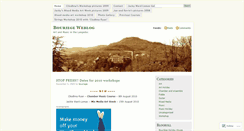 Desktop Screenshot of bouriege.wordpress.com