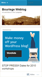 Mobile Screenshot of bouriege.wordpress.com