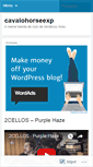 Mobile Screenshot of cavalohorseexp.wordpress.com