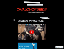 Tablet Screenshot of cavalohorseexp.wordpress.com