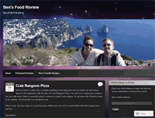 Tablet Screenshot of bensfoodreview.wordpress.com