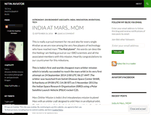 Tablet Screenshot of nitinaviator.wordpress.com