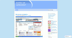 Desktop Screenshot of cafezinho.wordpress.com
