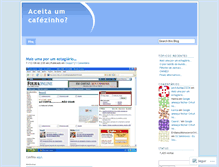 Tablet Screenshot of cafezinho.wordpress.com
