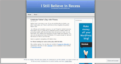 Desktop Screenshot of jessicad.wordpress.com