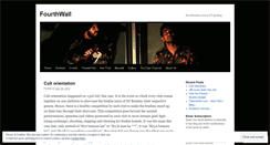 Desktop Screenshot of fourthwalliitb.wordpress.com