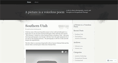 Desktop Screenshot of apictureisavoicelesspoem.wordpress.com