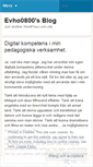 Mobile Screenshot of evho0800.wordpress.com