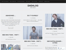 Tablet Screenshot of dadalog.wordpress.com