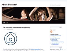Tablet Screenshot of affarsdrivenhr.wordpress.com