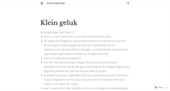 Desktop Screenshot of ikhebaltijdgelijk.wordpress.com