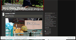 Desktop Screenshot of miridailyphoto.wordpress.com