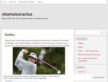 Tablet Screenshot of obamaisacactus.wordpress.com