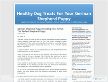 Tablet Screenshot of healthydogtreats2.wordpress.com