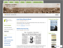 Tablet Screenshot of dmlocalhistory.wordpress.com