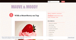 Desktop Screenshot of mauveandmoody.wordpress.com