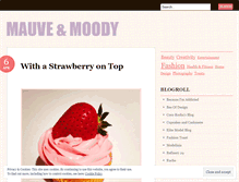 Tablet Screenshot of mauveandmoody.wordpress.com