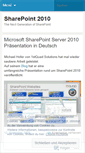Mobile Screenshot of mysharepoint2010.wordpress.com