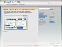 Tablet Screenshot of mysharepoint2010.wordpress.com