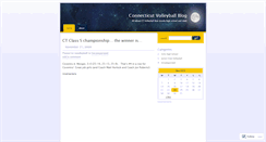 Desktop Screenshot of ctvolleyball.wordpress.com