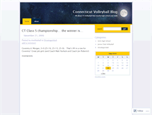 Tablet Screenshot of ctvolleyball.wordpress.com