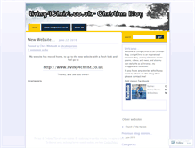 Tablet Screenshot of living4christjesus.wordpress.com