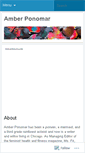 Mobile Screenshot of amberponomar.wordpress.com