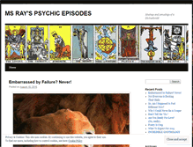 Tablet Screenshot of msrayspsychicepisodes.wordpress.com