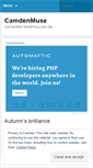 Mobile Screenshot of camdenmuse.wordpress.com