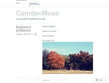 Tablet Screenshot of camdenmuse.wordpress.com