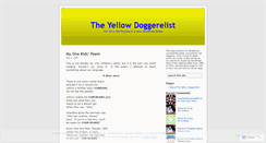 Desktop Screenshot of doggerel.wordpress.com