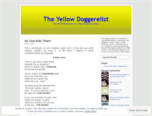 Tablet Screenshot of doggerel.wordpress.com